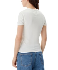 TOMMY HILFIGER NYC RINGER T-shirt manica corta slim fit ancient white - T-shirt e Top Donna - 2