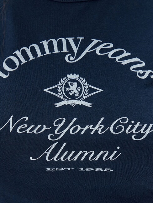 NYC RINGER T-shirt manica corta slim fit dark night navy - T-shirt e Top Donna