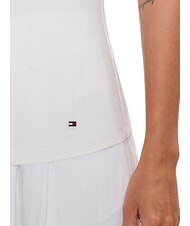 TOMMY HILFIGER TH Canotta ecru - T-shirt e Top Donna - 3