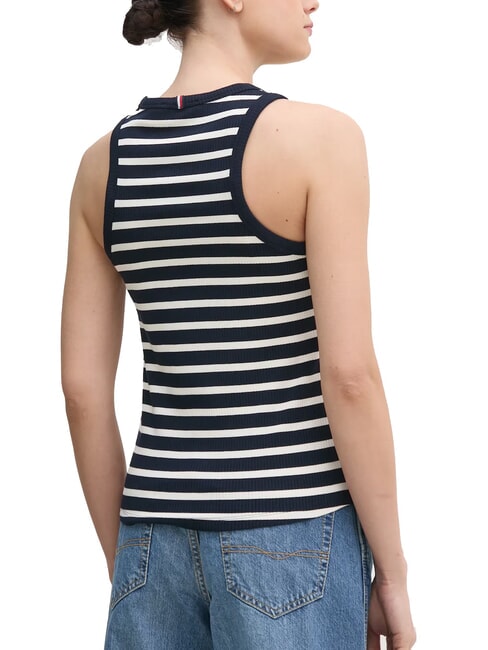TH Canotta dark night navy/ ecru stp - T-shirt e Top Donna