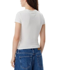 TOMMY HILFIGER TH JEANS T-shirt in cotone con stampa logo - T-shirt e Top Donna