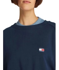 TOMMY HILFIGER TJW Felpa girocollo donna con coulisse dark night navy - Felpe Donna - 3