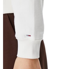 TOMMY HILFIGER SCRIPT LOGO Felpa con cappuccio relaxed fit ancient white - Felpe Donna - 4