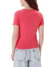 TOMMY HILFIGER TH JEANS T-shirt in cotone con stampa logo amour - T-shirt e Top Donna - 2