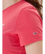 TOMMY HILFIGER TH JEANS T-shirt in cotone con stampa logo amour - T-shirt e Top Donna - 4