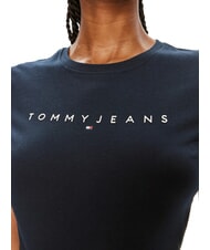 TOMMY HILFIGER SCRIPT LOGO T-shirt manica corta dark night navy - T-shirt e Top Donna - 3