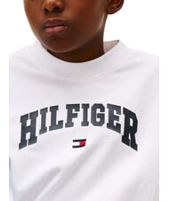 TOMMY HILFIGER KIDS BIMBA T-shirt a maniche corte relaxed fit white - T-shirt Bambino - 3