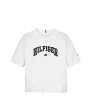 TOMMY HILFIGER KIDS BIMBA T-shirt a maniche corte relaxed fit white - T-shirt Bambino - 4