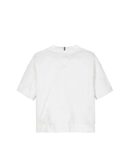 TOMMY HILFIGER KIDS BIMBA T-shirt a maniche corte relaxed fit white - T-shirt Bambino - 5
