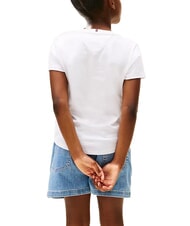 TOMMY HILFIGER KIDS BIMBA T-shirt maniche corte slim fit white - T-shirt Bambino - 2