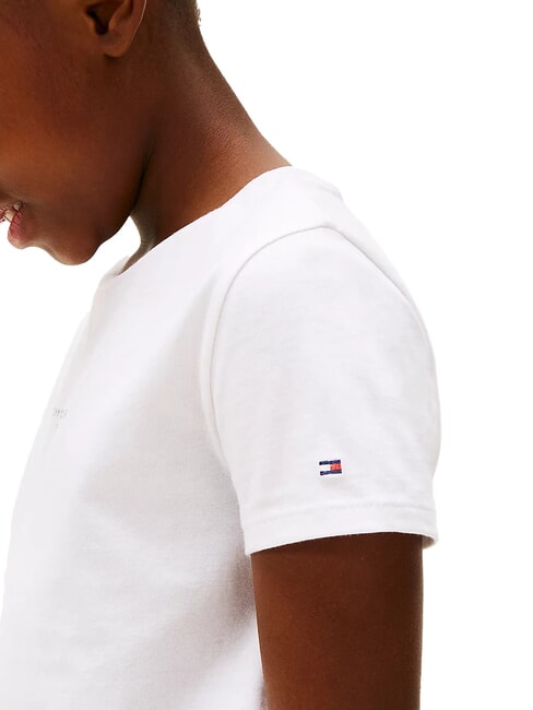 KIDS BIMBA T-shirt maniche corte slim fit white - T-shirt Bambino