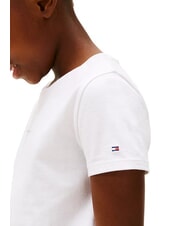 TOMMY HILFIGER KIDS BIMBA T-shirt maniche corte slim fit white - T-shirt Bambino - 3