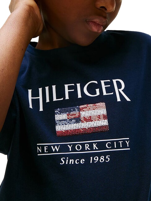 KIDS BIMBA T-shirt maniche corte relaxed fit dark night navy - T-shirt Bambino