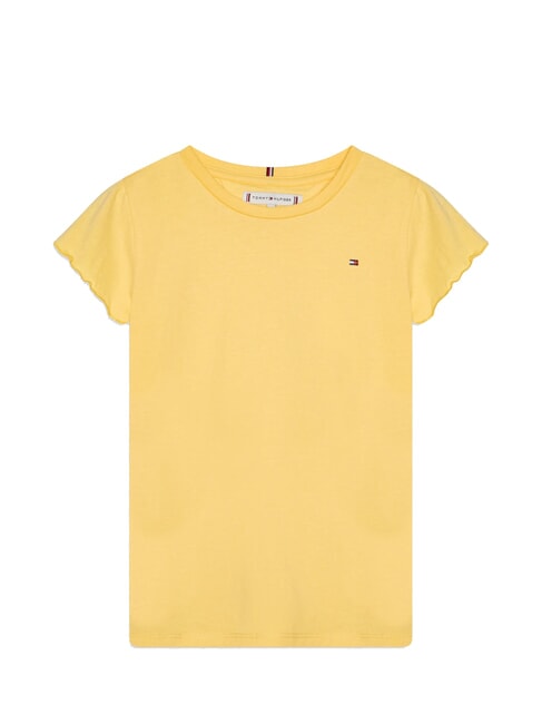 KIDS BIMBA T-shirt manica corta con riccetti citronella - T-shirt Bambino