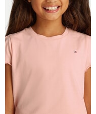 TOMMY HILFIGER KIDS BIMBA T-shirt manica corta con riccetti coral ice - T-shirt Bambino - 3