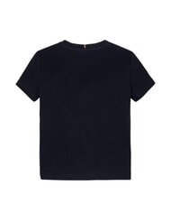 TOMMY HILFIGER KIDS BIMBA T-shirt in cotone stampa glitterata dark night navy - T-shirt Bambino - 5