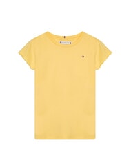 TOMMY HILFIGER KIDS BIMBA T-shirt manica corta con riccetti citronella - T-shirt Bambino - 4