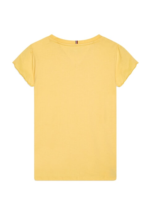 KIDS BIMBA T-shirt manica corta con riccetti citronella - T-shirt Bambino