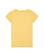 TOMMY HILFIGER KIDS BIMBA T-shirt manica corta con riccetti citronella - T-shirt Bambino - 5
