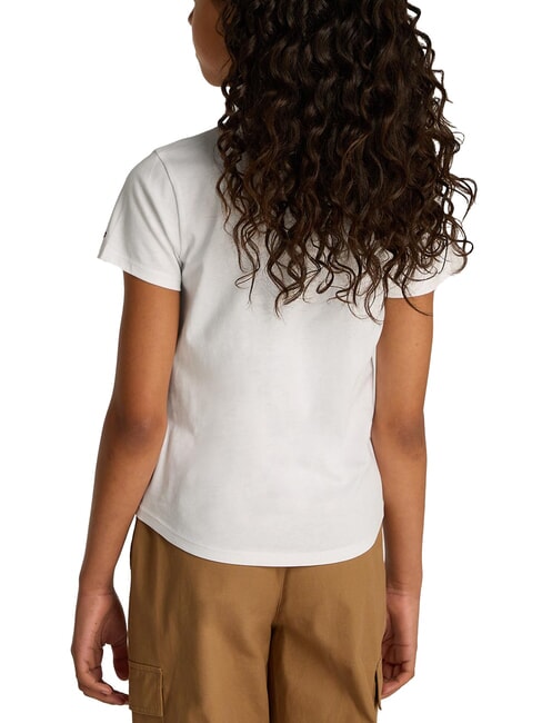 KIDS BIMBA T-shirt a maniche corte stampa logo white - T-shirt Bambino