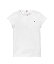 TOMMY HILFIGER KIDS BIMBA T-shirt manica corta con riccetti white - T-shirt Bambino - 3