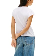 TOMMY HILFIGER KIDS BIMBA T-shirt manica corta con riccetti - T-shirt Bambino