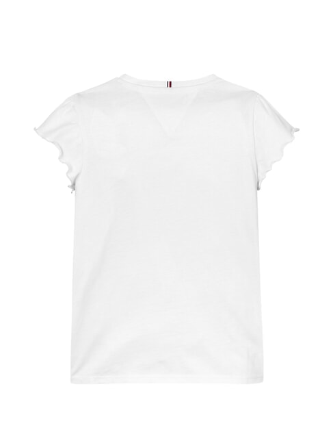 KIDS BIMBA T-shirt manica corta con riccetti white - T-shirt Bambino