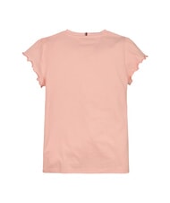 TOMMY HILFIGER KIDS BIMBA T-shirt manica corta con riccetti coral ice - T-shirt Bambino - 5