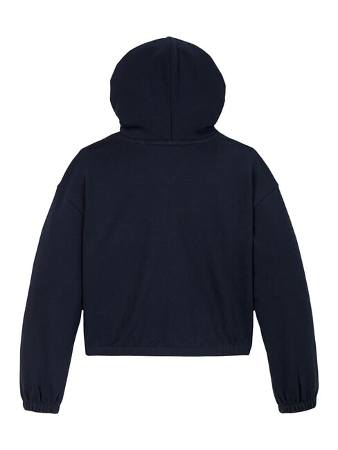 KIDS BIMBA Felpa con cappuccio patch paillettes dark night navy - Felpe Bambini