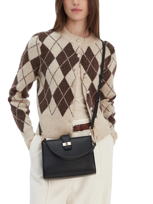 TH HERITAGE Borsetta a spalla, con tracolla black - Borse Donna