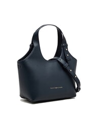 TOMMY HILFIGER TH LOGO Borsa a spalla, con tracolla space blue - Borse Donna - 2
