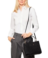 TOMMY HILFIGER TH CITY Borsa a mano, con tracolla black - Borse Donna - 6