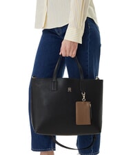 TOMMY HILFIGER TH ICON Borsa a mano, con tracolla black - Borse Donna - 5