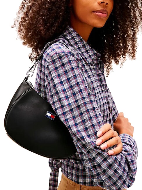 TJ DAILY ELEVATED Borsa a spalla black - Borse Donna