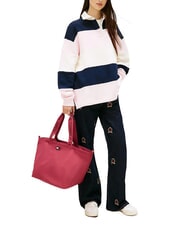 TOMMY HILFIGER TJ ESS DAILY Shopper a spalla ruby dusk - Borse Donna - 5