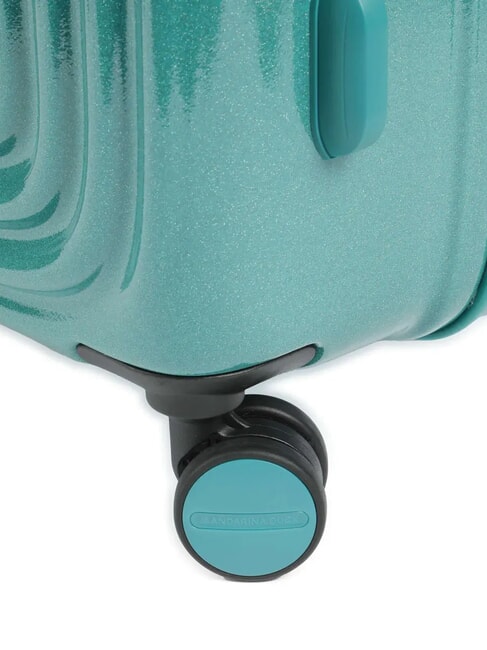 LOGODUCK Trolley Medio, espandibile glitter green - Trolley Rigidi