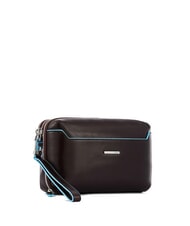 PIQUADRO BLUE SQUARE Pochette Portacard in pelle MOGANO - Portafogli Uomo - 2