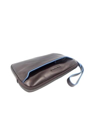 PIQUADRO BLUE SQUARE Pochette Portacard in pelle MOGANO - Portafogli Uomo - 3