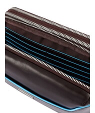 PIQUADRO BLUE SQUARE Pochette Portacard in pelle MOGANO - Portafogli Uomo - 4