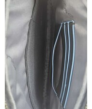 PIQUADRO BLUE SQUARE Pochette Portacard in pelle blu - Portafogli Uomo - 3