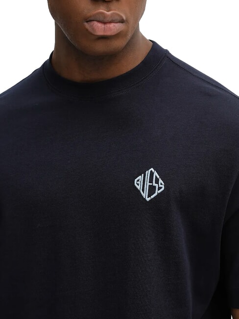 DIAMANTE LOGO T-shirt oversize a manica corta smartblue - T-shirt Uomo