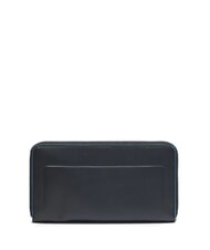 PIQUADRO ATLAS Portafoglio Zip Around in pelle nero2 - Portafogli Donna - 3