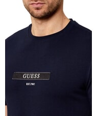 GUESS LOGO BOX T-shirt a manica corta slim fit smartblue - T-shirt Uomo - 3