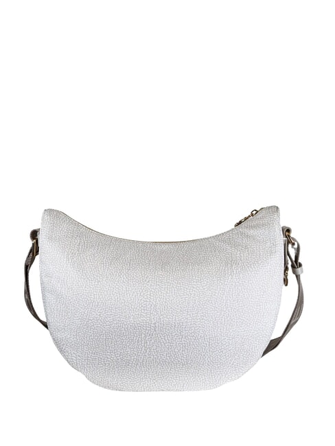 LUNA BAG MIDDLE ECO LINE Sacca a tracolla white cotton - Borse Donna