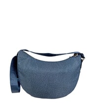 BORBONESE LUNA BAG MIDDLE ECO LINE Sacca a tracolla blu lapis - Borse Donna - 2