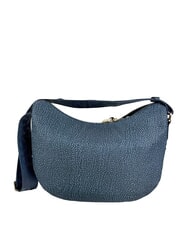 BORBONESE LUNA BAG SMALL ECO LINE Sacca con tracolla blu lapis - Borse Donna - 2