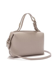 FURLA DOUBLE Borsa a bauletto in pelle con tracolla linen - Borse Donna - 2