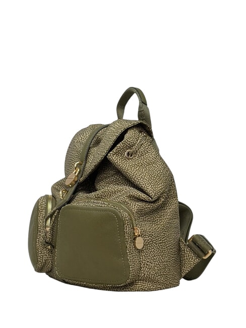 POCHE Zaino con tasche olive - Borse Donna