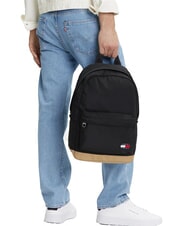 TOMMY HILFIGER TJM ESS DAILY DOME Zaino porta pc 15" black - Zaini da lavoro porta PC - 5