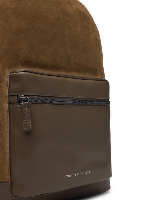 TH CASUAL SUEDE Zaino in pelle porta pc 15" coastal taupe - Zaini da lavoro porta PC